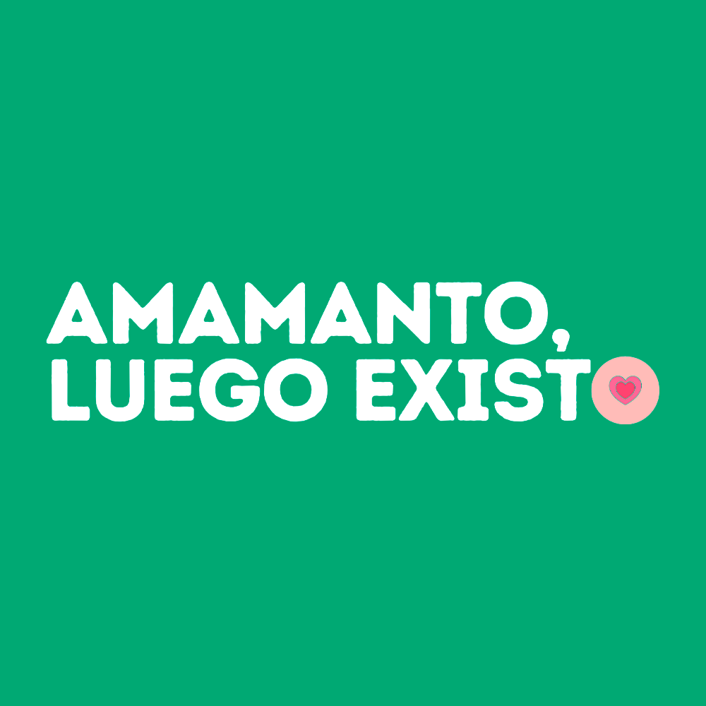 Playera Amamanto, luego existo